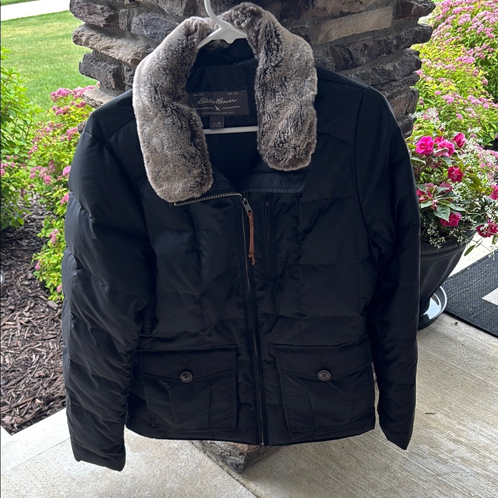 Eddie Bauer Charcoal Gray Jacket - Picture 3 of 4